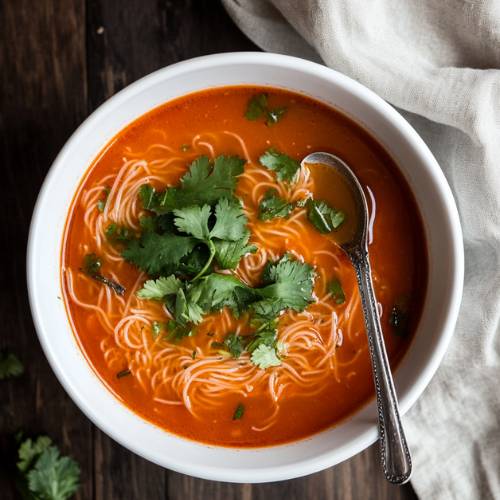 Tomato Vermicelli Soup – A Warm Hug in a Bowl