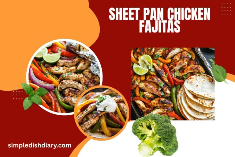 sheet pan chicken fajitas