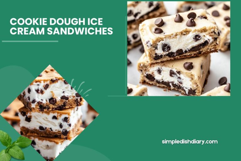 cookie dough ice cream sandwiches