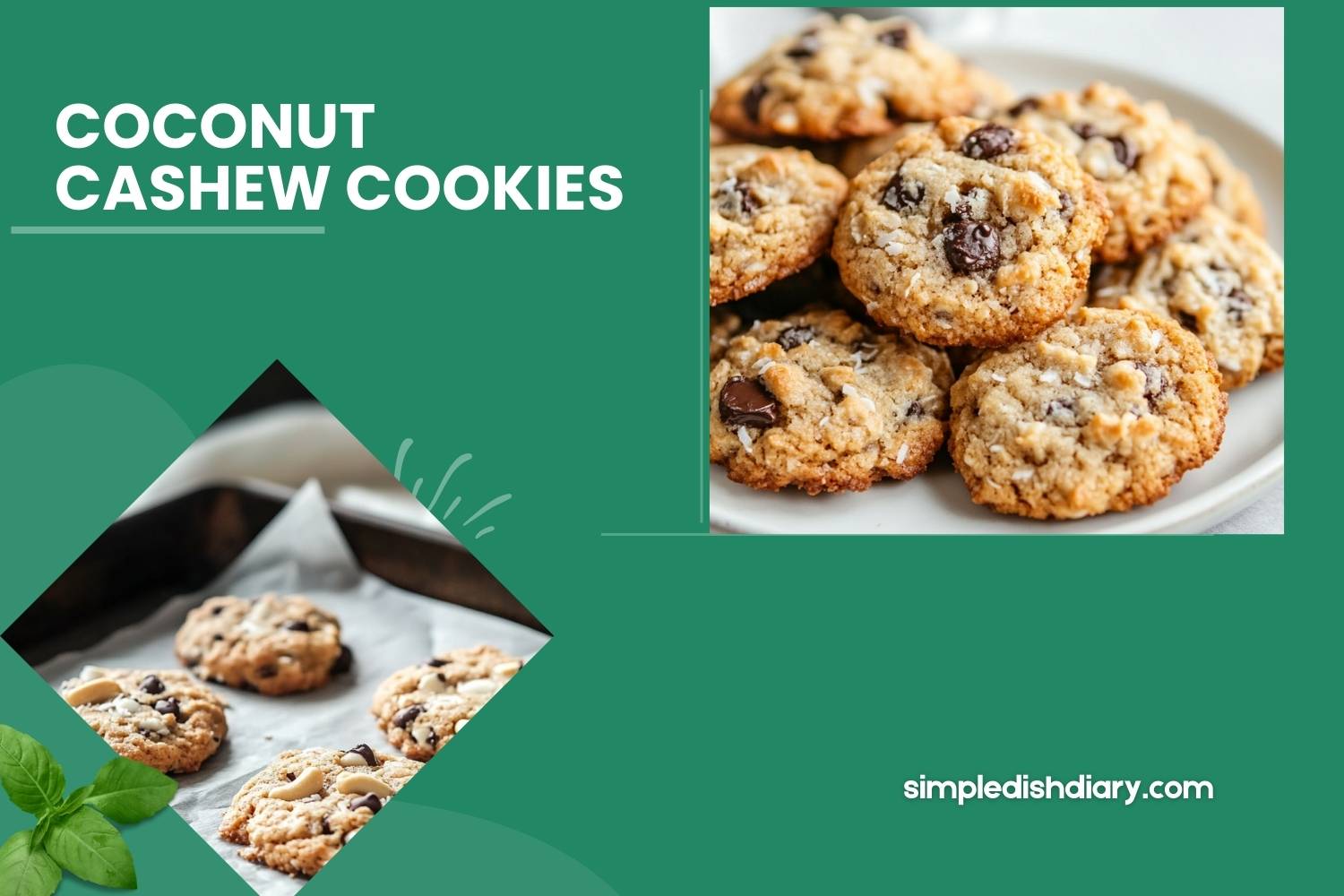 coconut cashew cookies