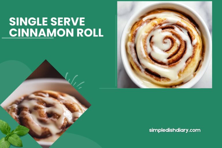 single serve cinnamon roll