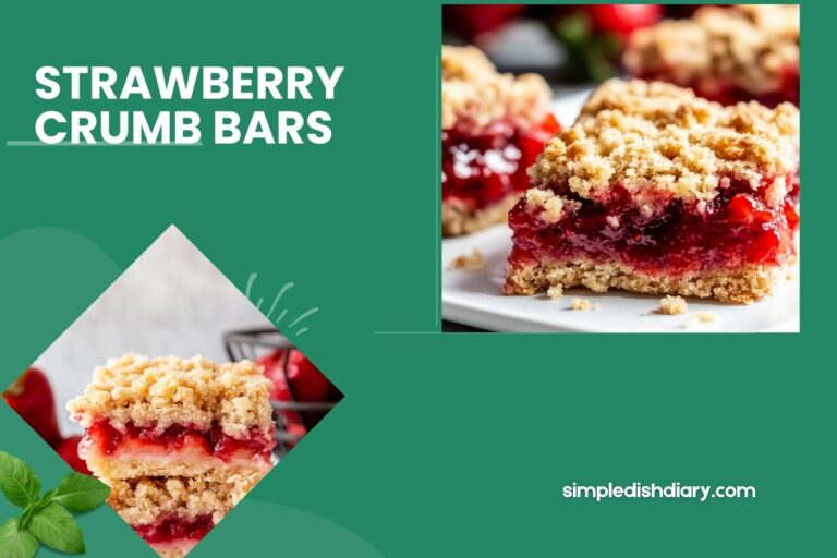 strawberry crumb bars