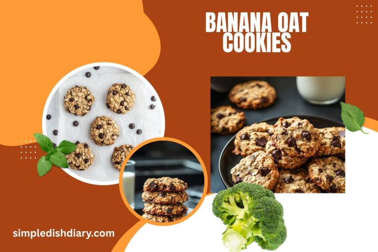 banana oat cookies