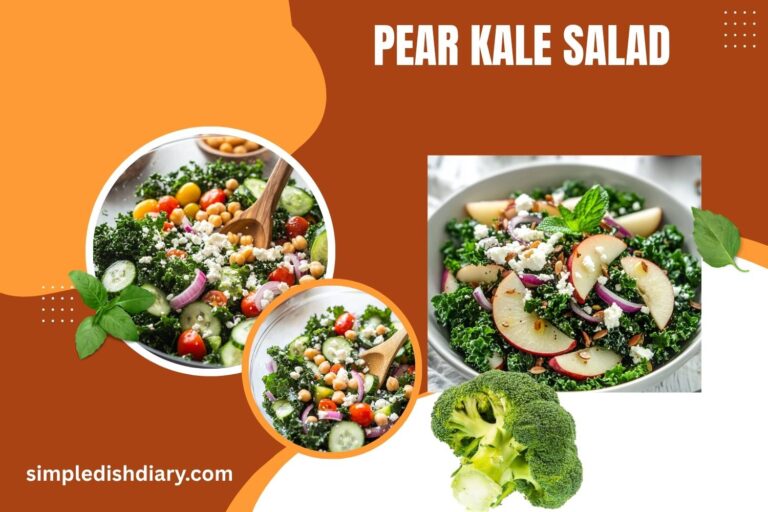 pear kale salad