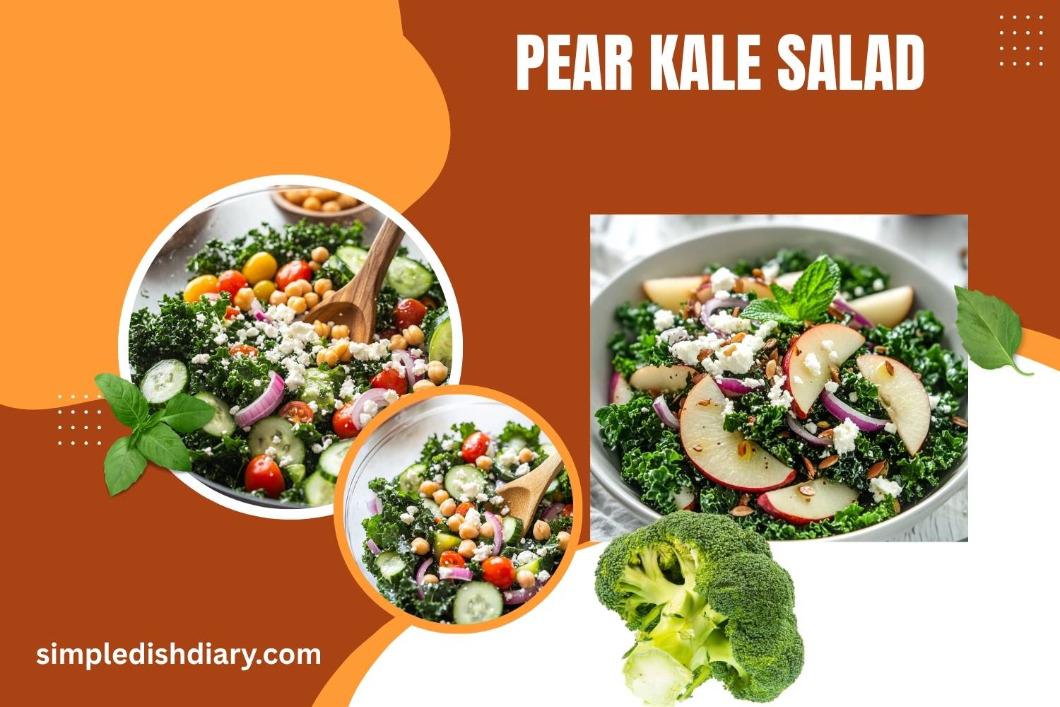pear kale salad