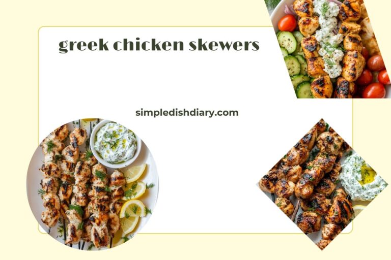 greek chicken skewers
