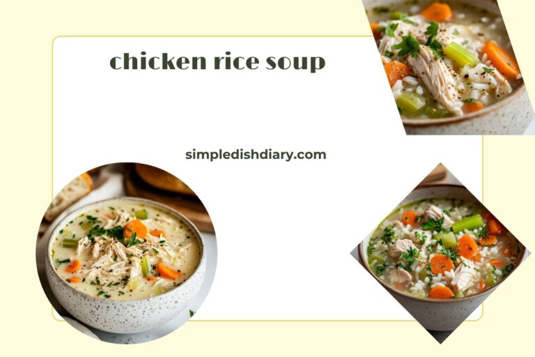 chicken rice soup