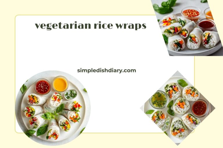 vegetarian rice wraps