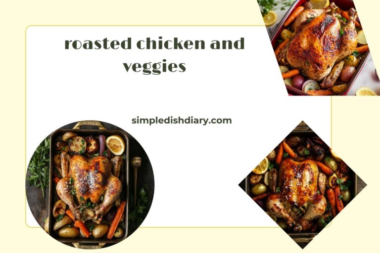 roasted chicken and veggies