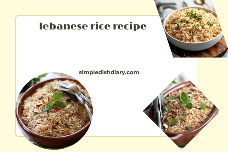 lebanese rice recipe