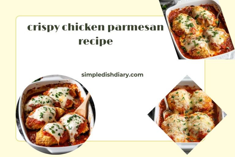 crispy chicken parmesan recipe