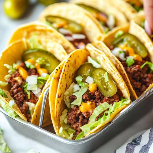 Big Mac Tacos – A Fun Twist on a Fast-Food Classic!