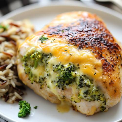 Broccoli Cheese Stuffed Chicken Recipe