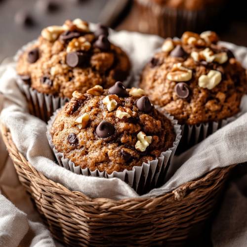 Chocolate Chip Banana Nut Muffins