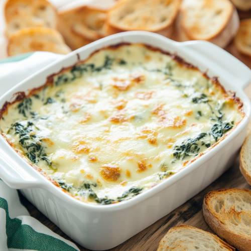 Creamy Cheesy Spinach Dip