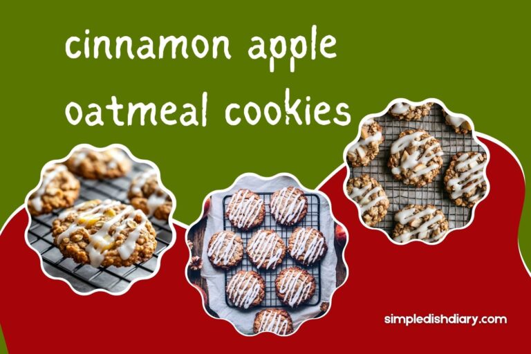 cinnamon apple oatmeal cookies