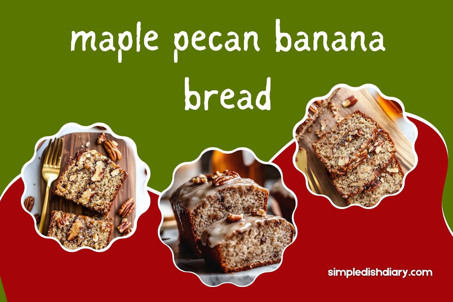 maple pecan banana bread