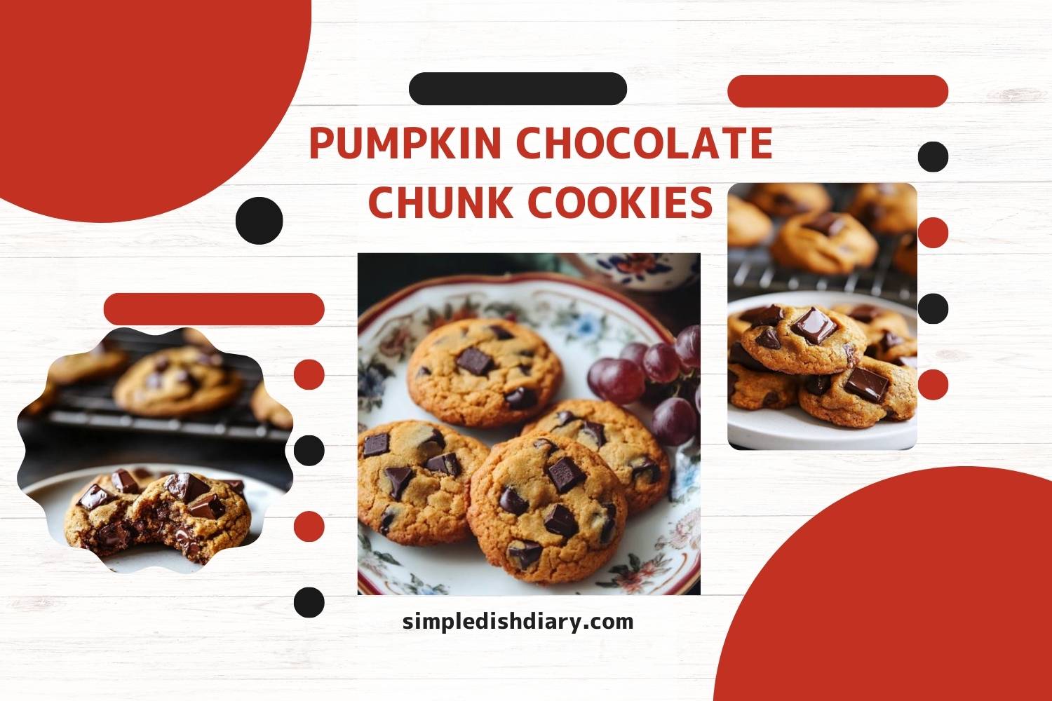pumpkin chocolate chunk cookies