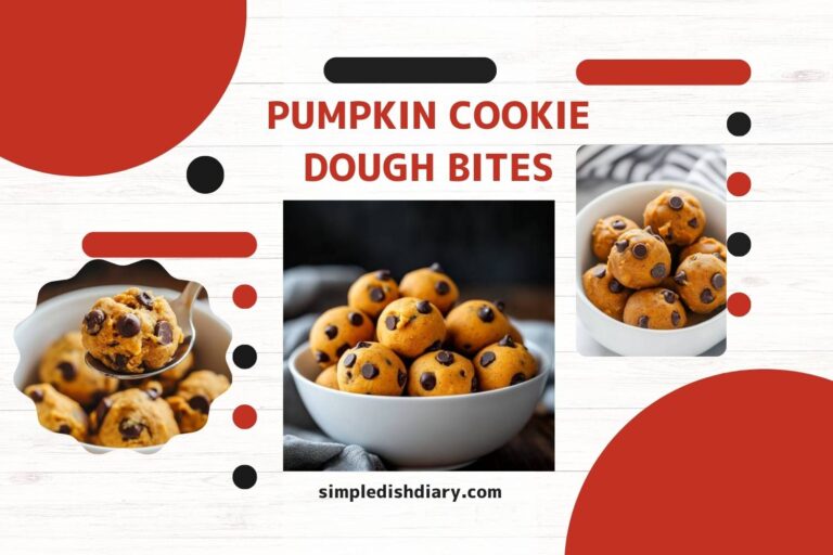 pumpkin cookie dough bites