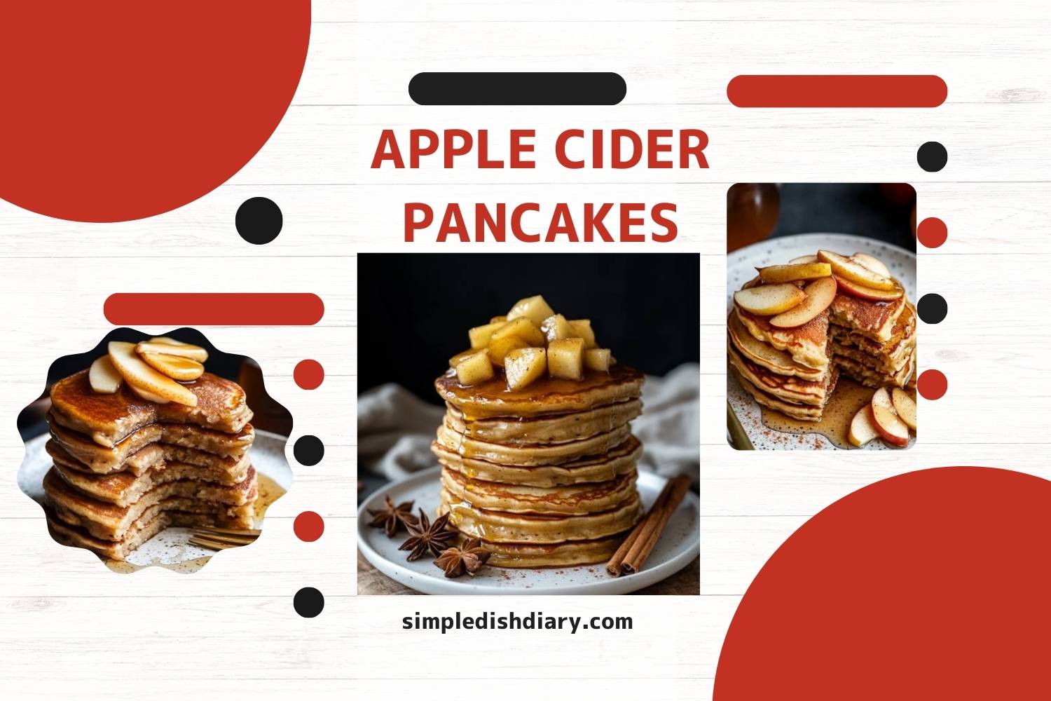 apple cider pancakes