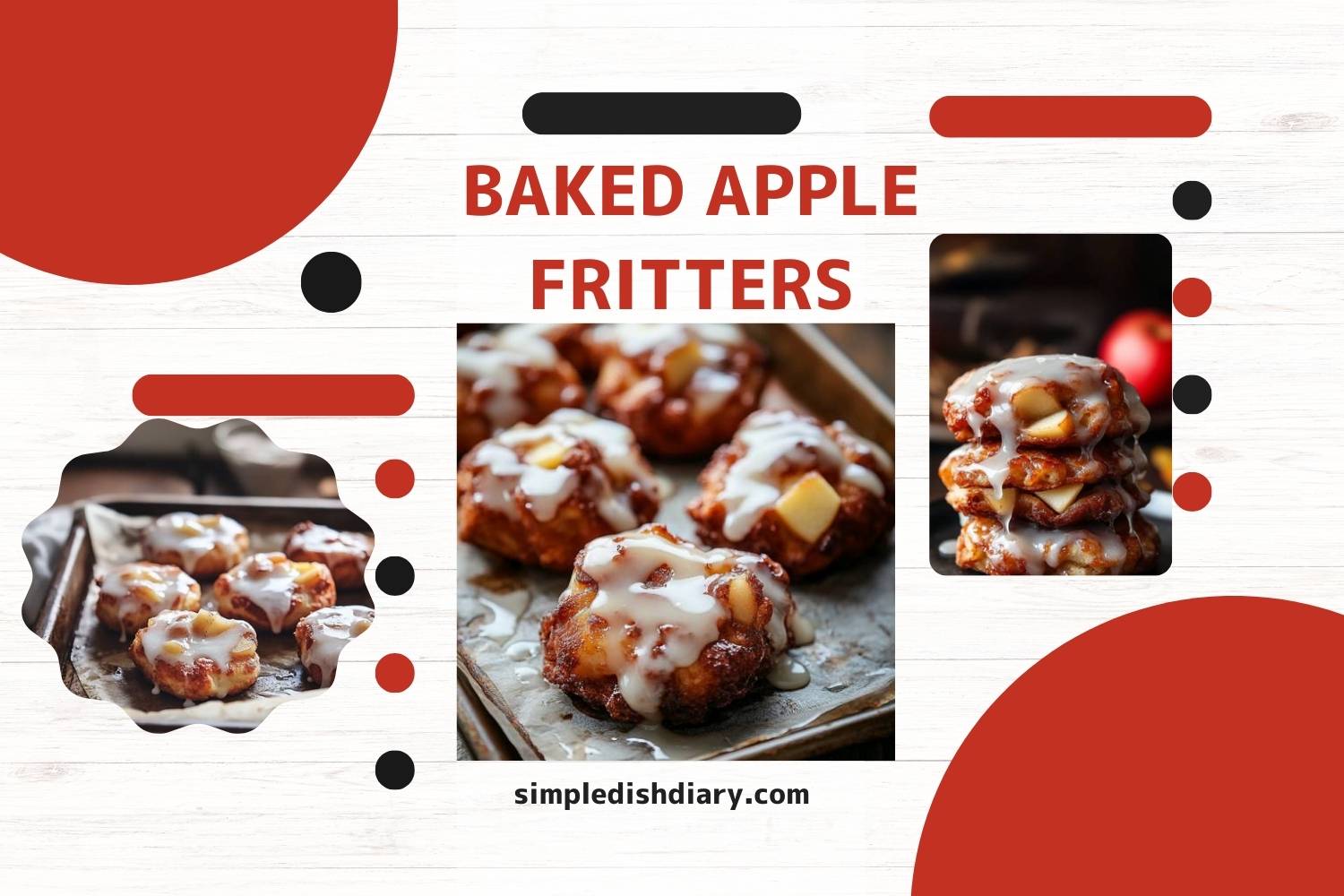 baked apple fritters