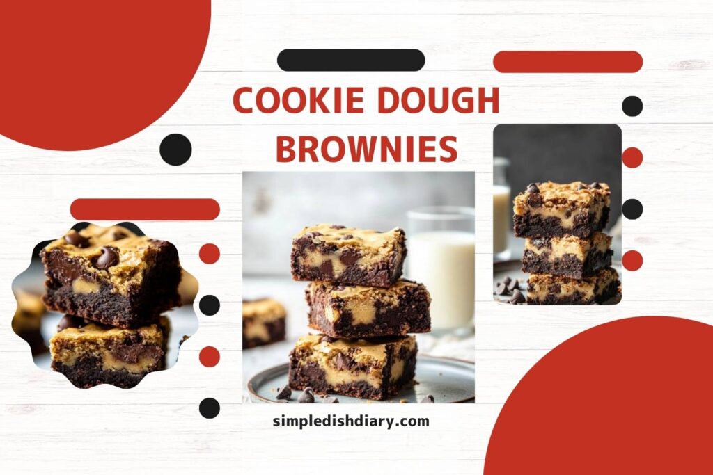 cookie dough brownies