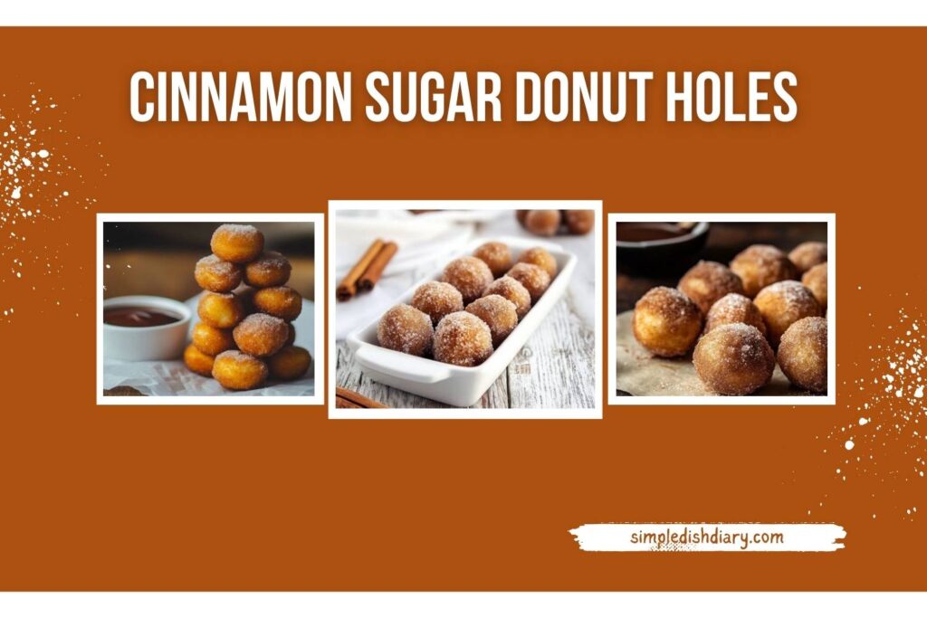 cinnamon sugar donut holes
