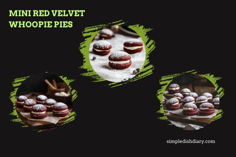 mini red velvet whoopie pies