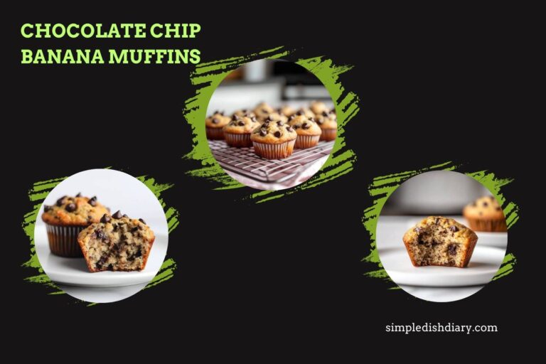chocolate chip banana muffins