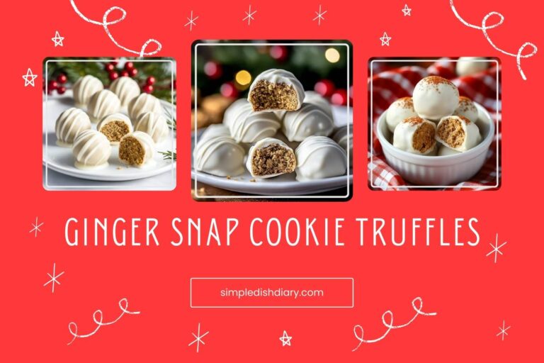 ginger snap cookie truffles