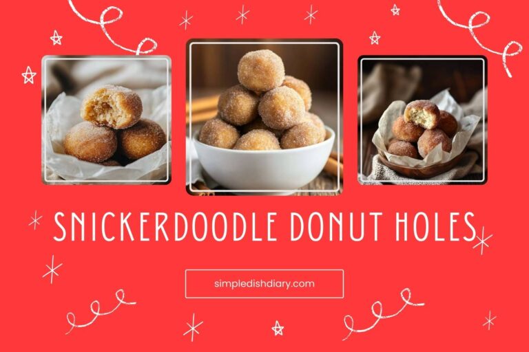 snickerdoodle donut holes