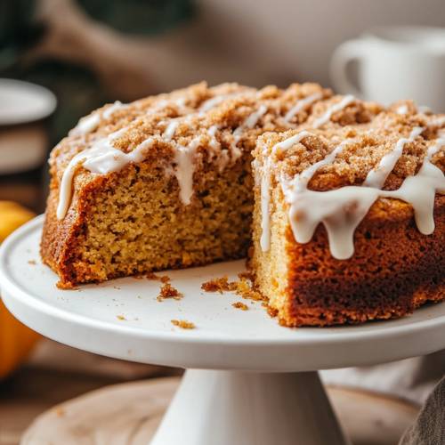 Cinnamon Swirl Pumpkin Coffee Cake