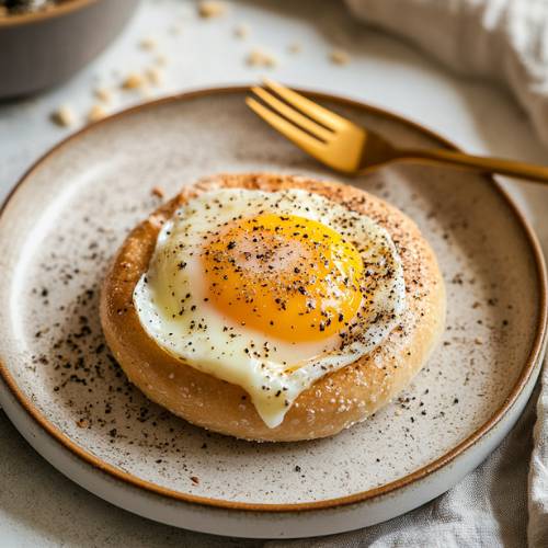 Egg in a Bagel Hole Oven