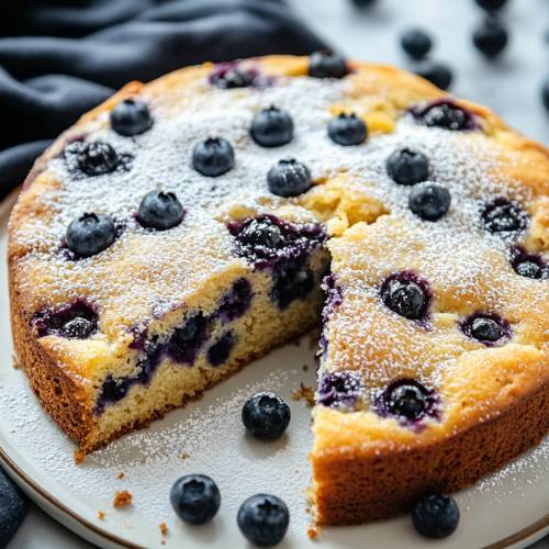 GF Blueberry Cake