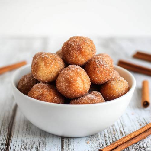 Snickerdoodle Donut Holes